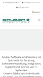 Mobile Screenshot of gruber-it.com